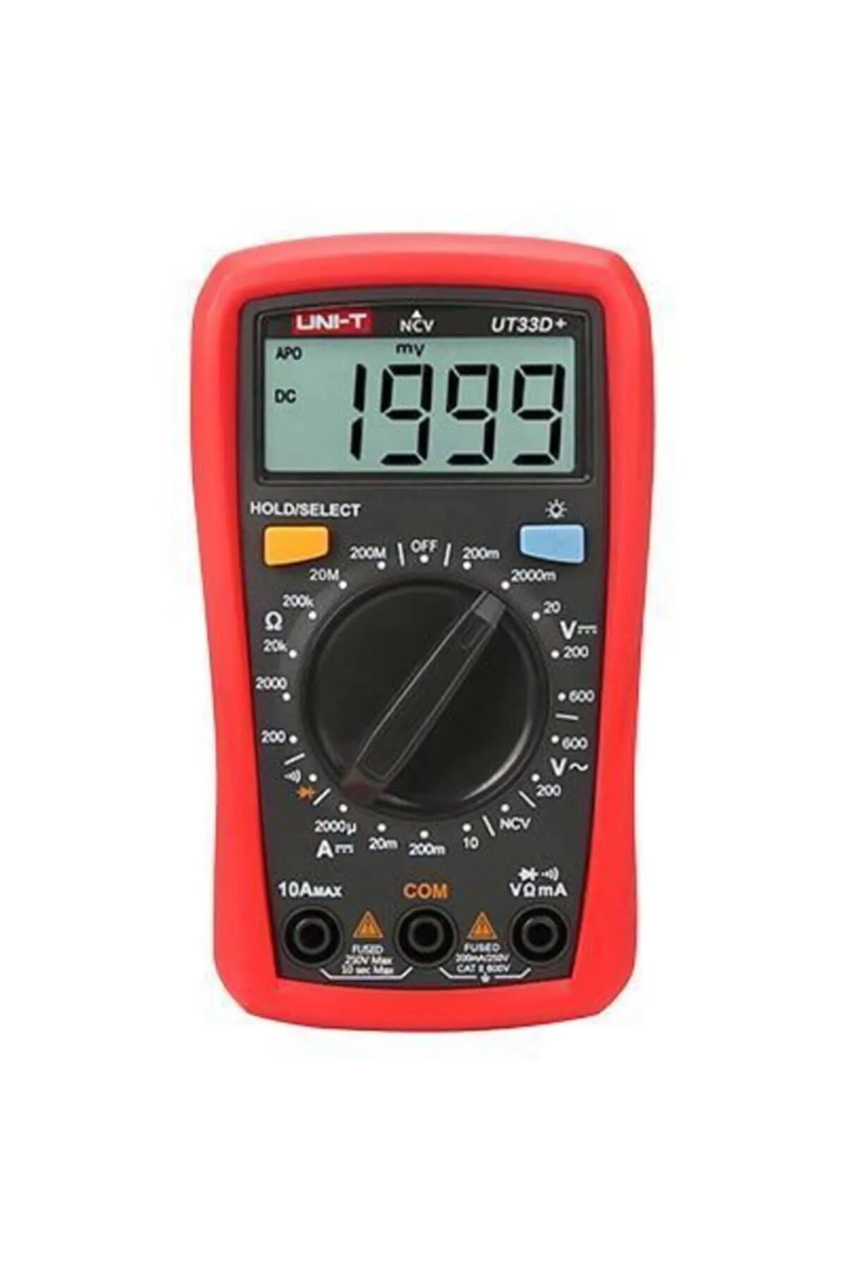 Einheit Ut33d+ 600 V 10 A Digitalmultimeter Messgerät
