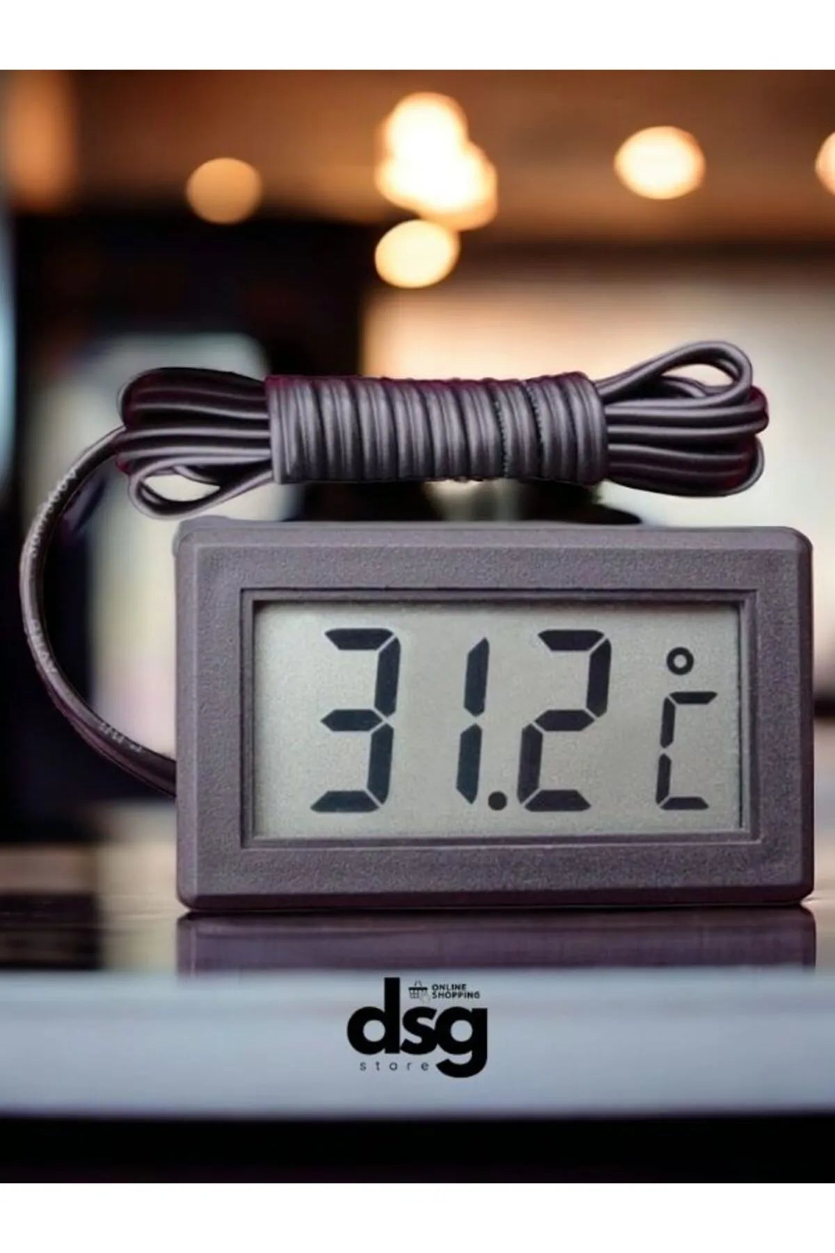 Mini-LCD-Digitalthermometer für Aquarien, Kühlschränke, Autos, Gewächshäuser