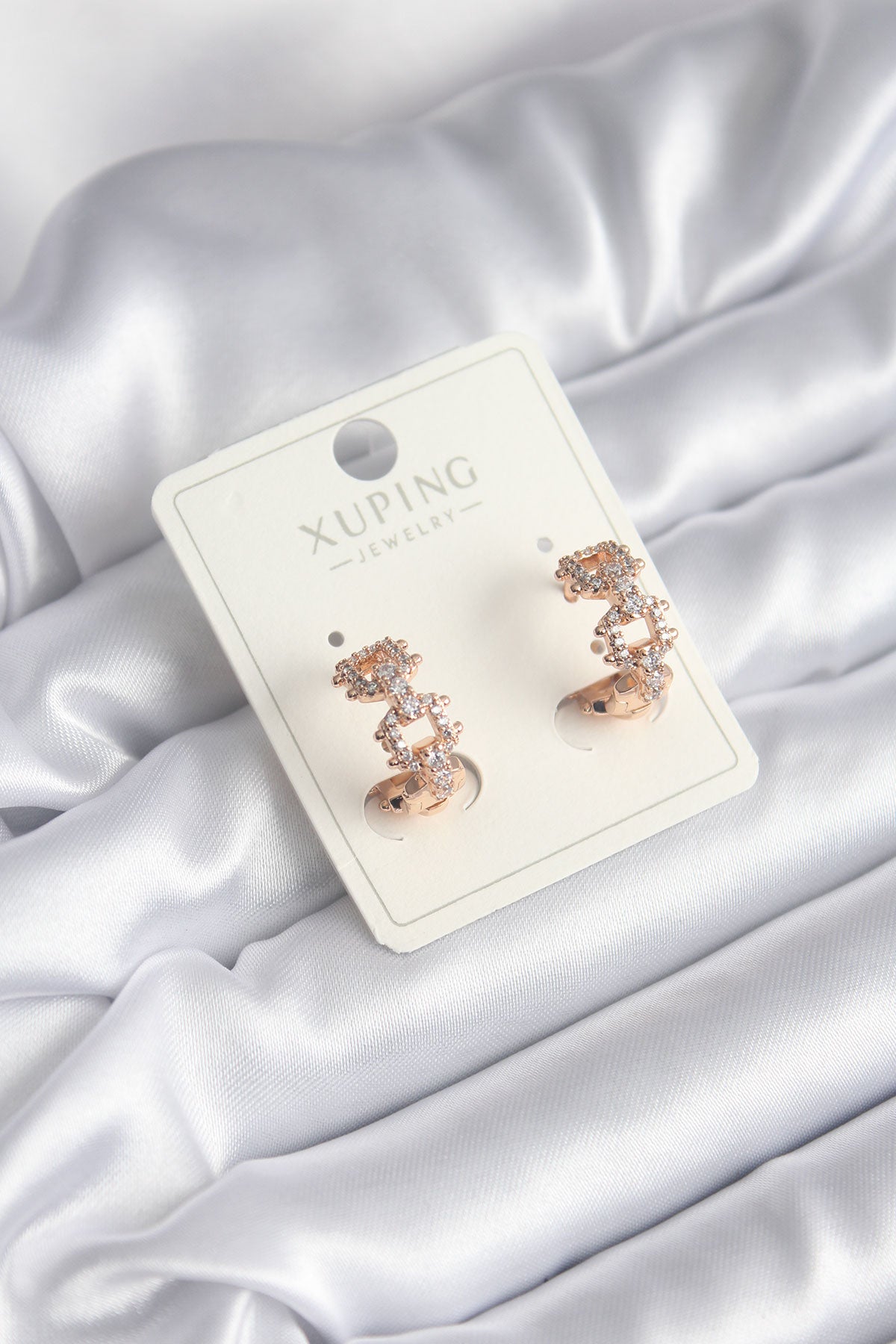 Xuping Modell Zirkon Stein Ring Design Damen Ohrringe